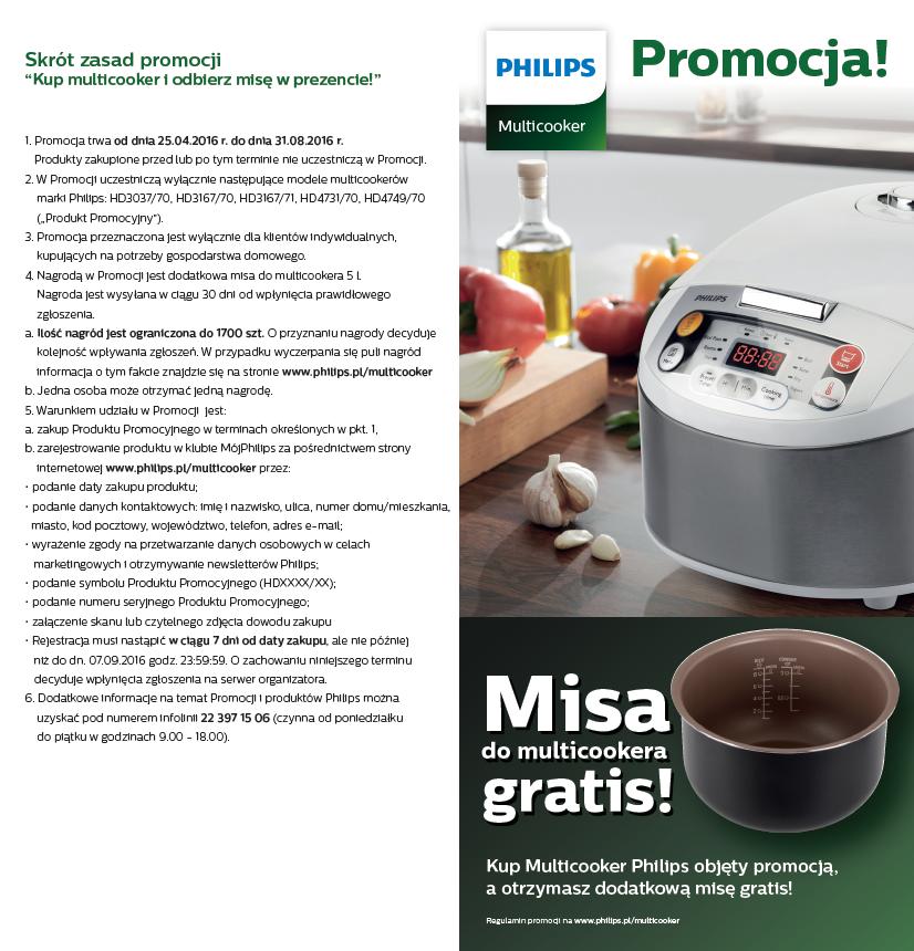 Dodatkowa misa gratis