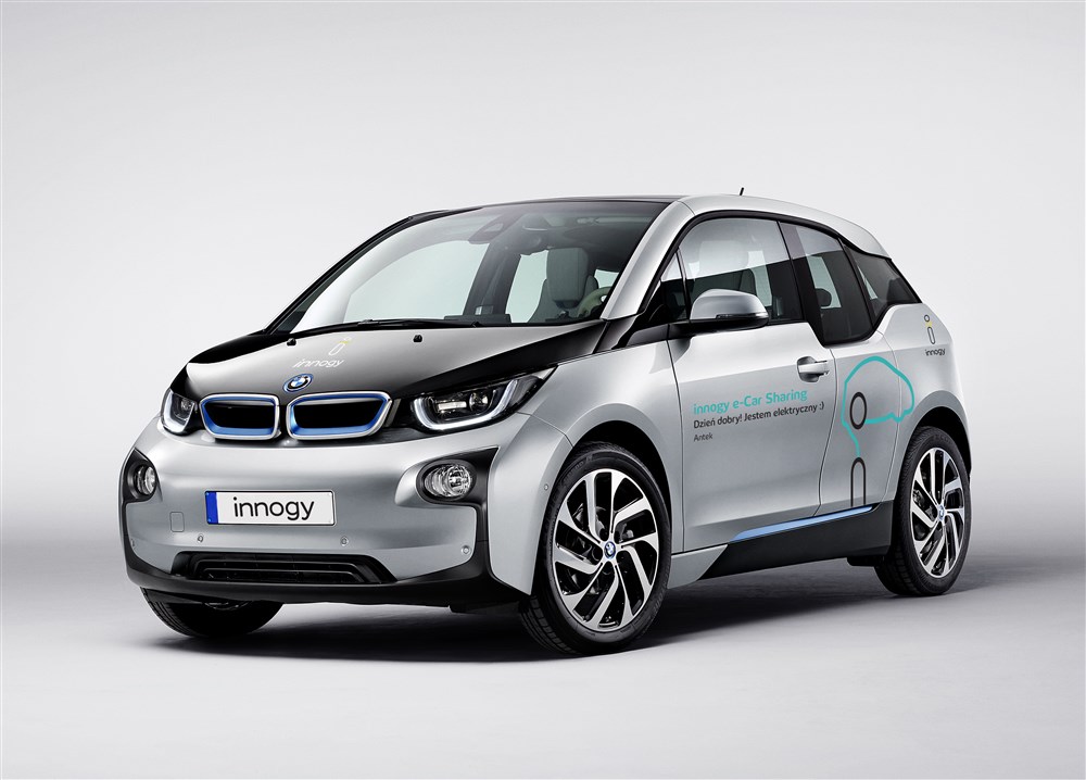 Test elektrycznego  car sharingu